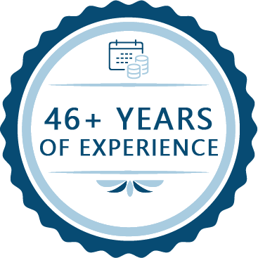 46+ Years Of Experience